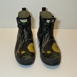 Hunter x Royal Horticulture Society Rain Boots, Womens Sz 8